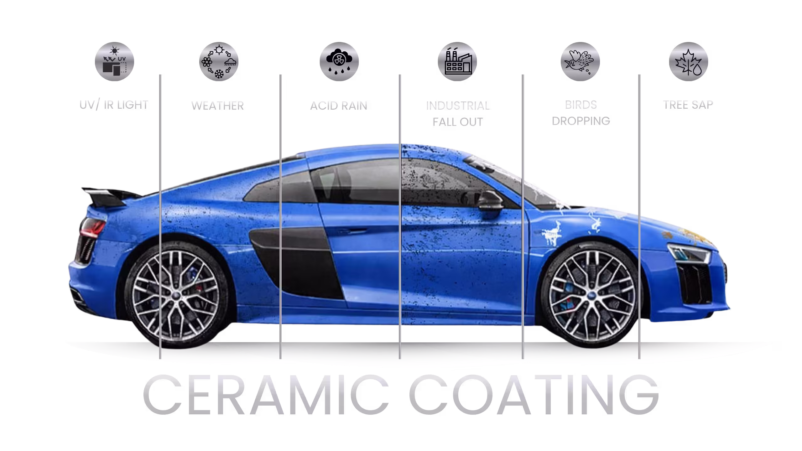 Luxury car detail finish